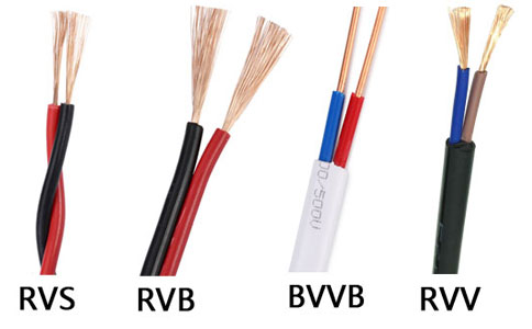 RVS與RVB、BVVB、<a href='http://www.steppstone.com/rvvdianxian/' target='_blank'><u>RVV電線</u></a>