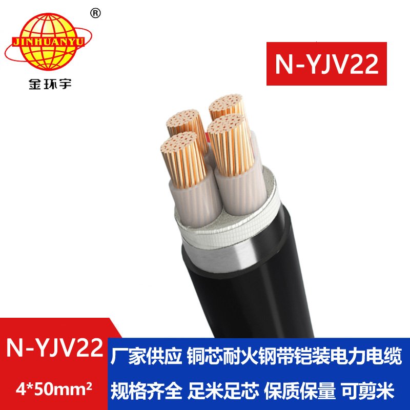 金環(huán)宇電線(xiàn)電纜 耐火電纜鎧裝鋼帶電力電纜N-Y
